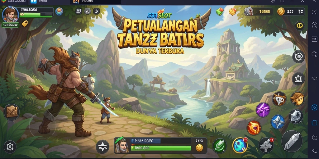 Screenshot menampilkan petualangan menarik dalam dunia terbuka 531SLOT.
