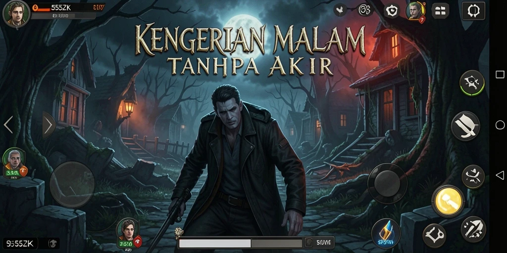 Gameplay menegangkan di dunia gelap 555ZK.