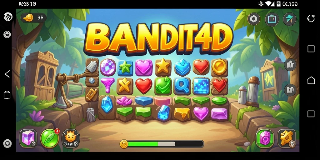 Tampilan gameplay menarik dari BANDIT4D yang penuh tantangan.