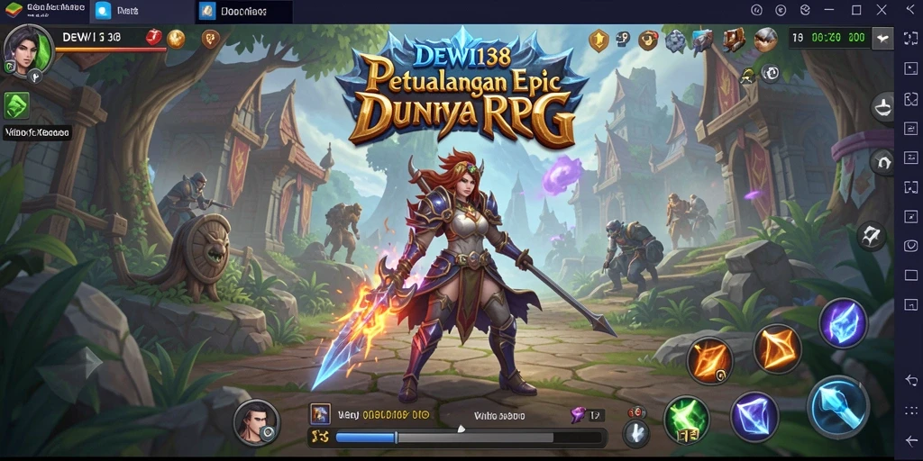Screenshot gameplay DEWI138 menampilkan aksi pertempuran yang mendebarkan.