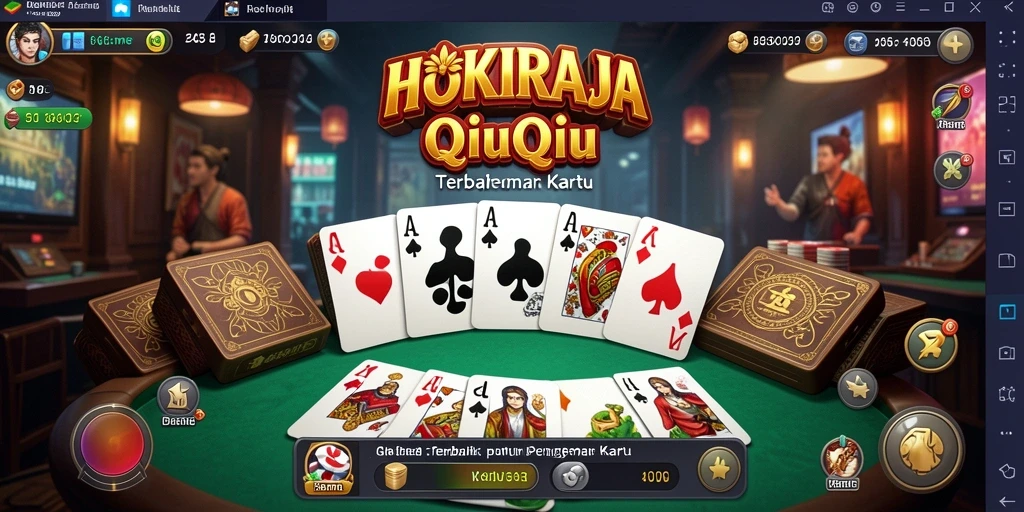 Screenshot menampilkan gameplay QiuQiu HOKIRAJA yang seru dan interaktif.
