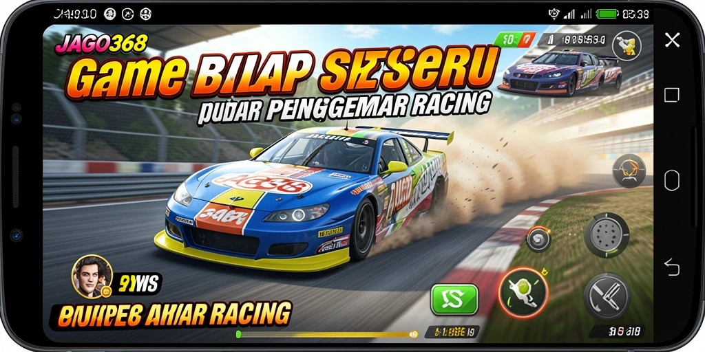 Gameplay balapan JAGO368 menampilkan aksi mendebarkan di lintasan yang menantang.