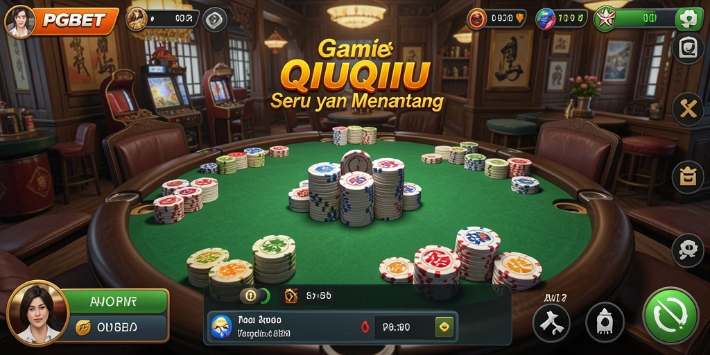 Tampilan gameplay QiuQiu yang menarik dan mendebarkan.