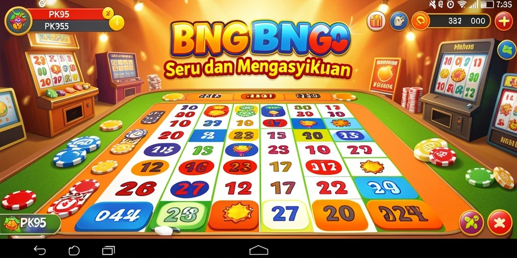 Tampilan gameplay PK95 yang menarik dan interaktif dalam Bingo.