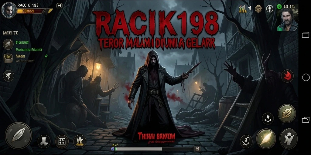 Screenshot gameplay menampilkan karakter dalam kegelapan yang mencekam.