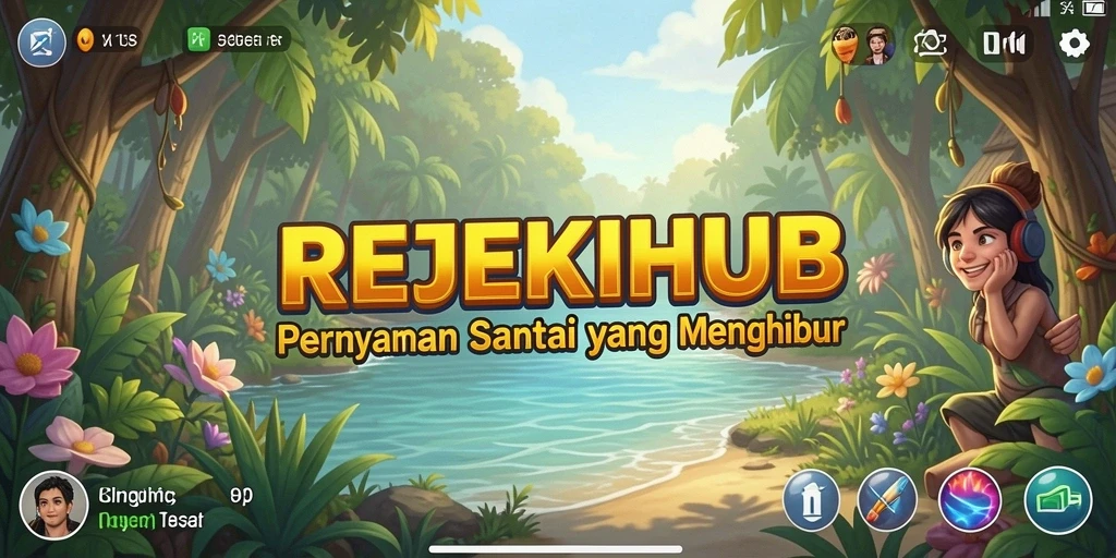 Tampilan gameplay seru di REJEKIHUB dengan grafis cerah.