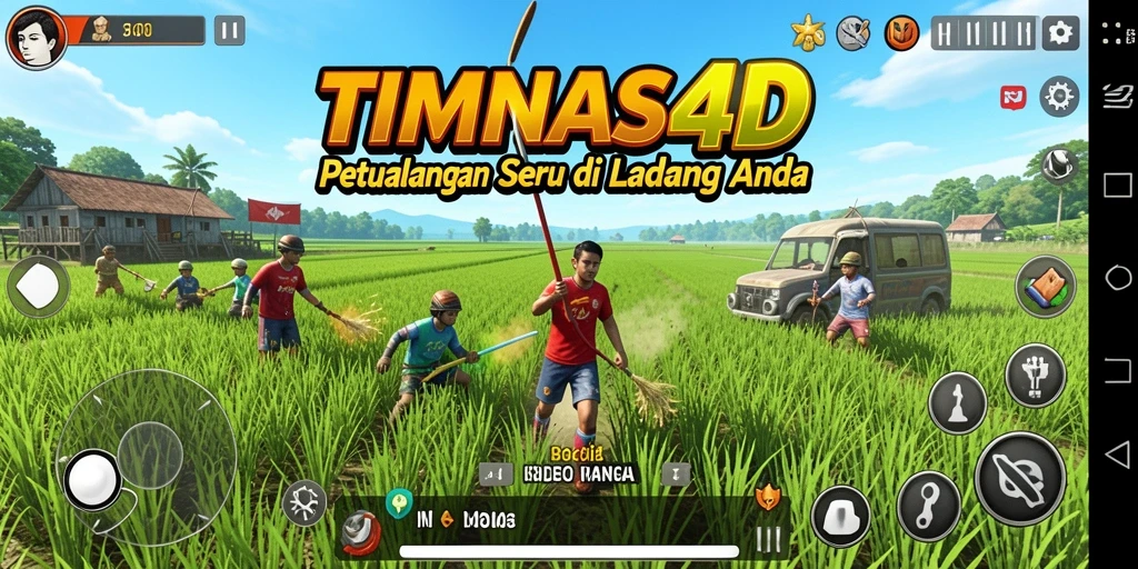 Gameplay seru bertani di TIMNAS4D dengan grafis menarik.