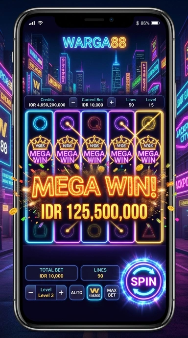 Laman katalog aplikasi warga88 menampilkan pilihan yang beragam.